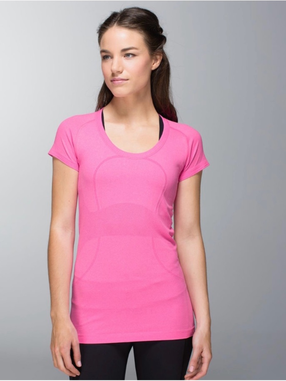 lululemon athletica Seamless Short Sleeve Active Tee - Pink